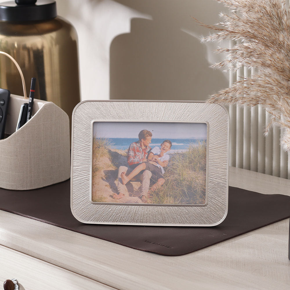Starburst Photo Frame Large - Silver
