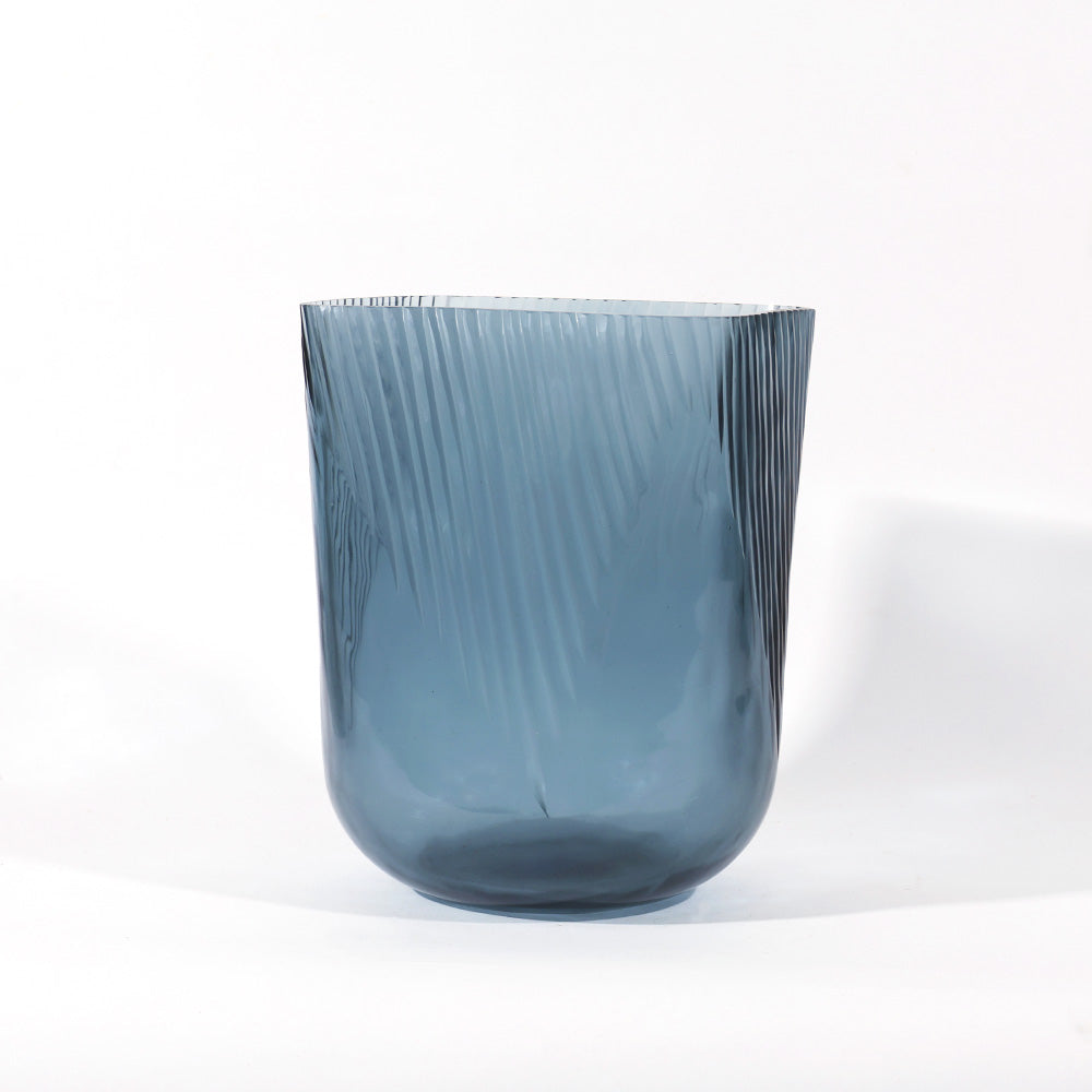 Suona Glass Vase Medium - Indigo Blue