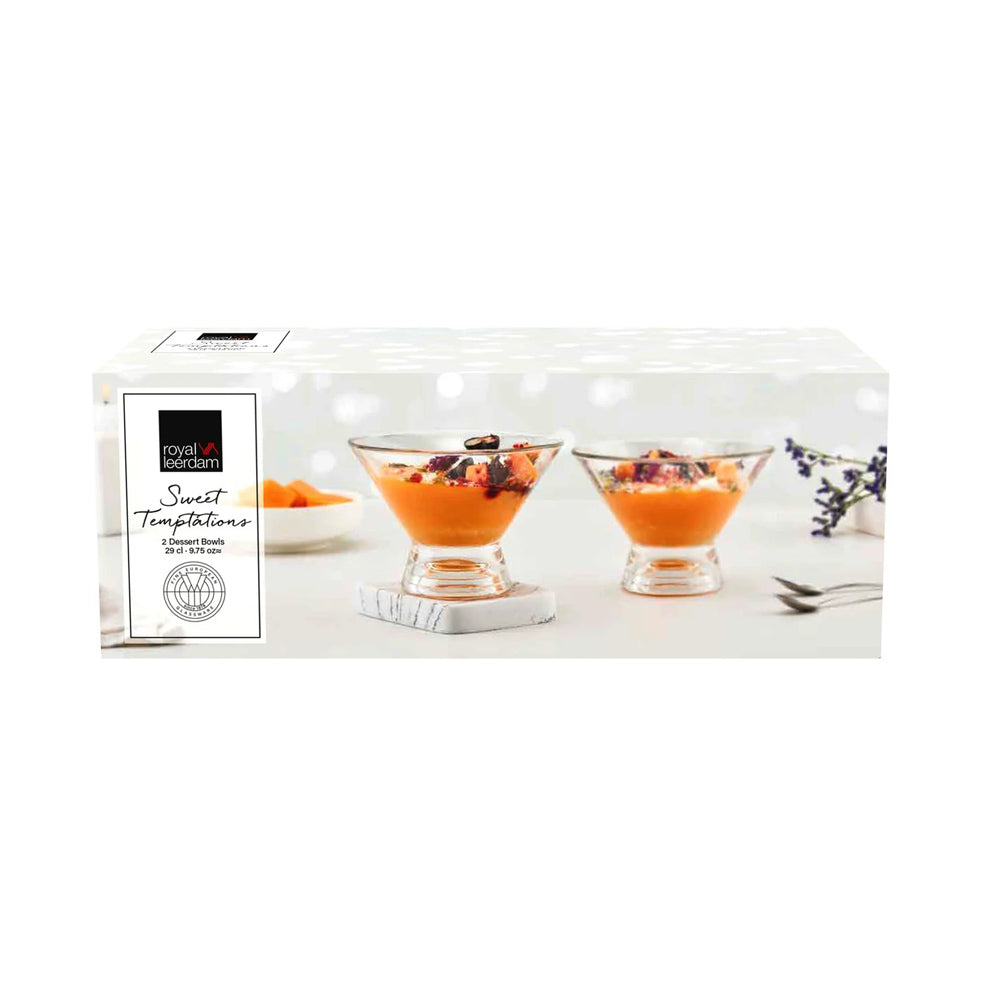 Temptations Dessert Bowls Tapered 290ml, Set of 2