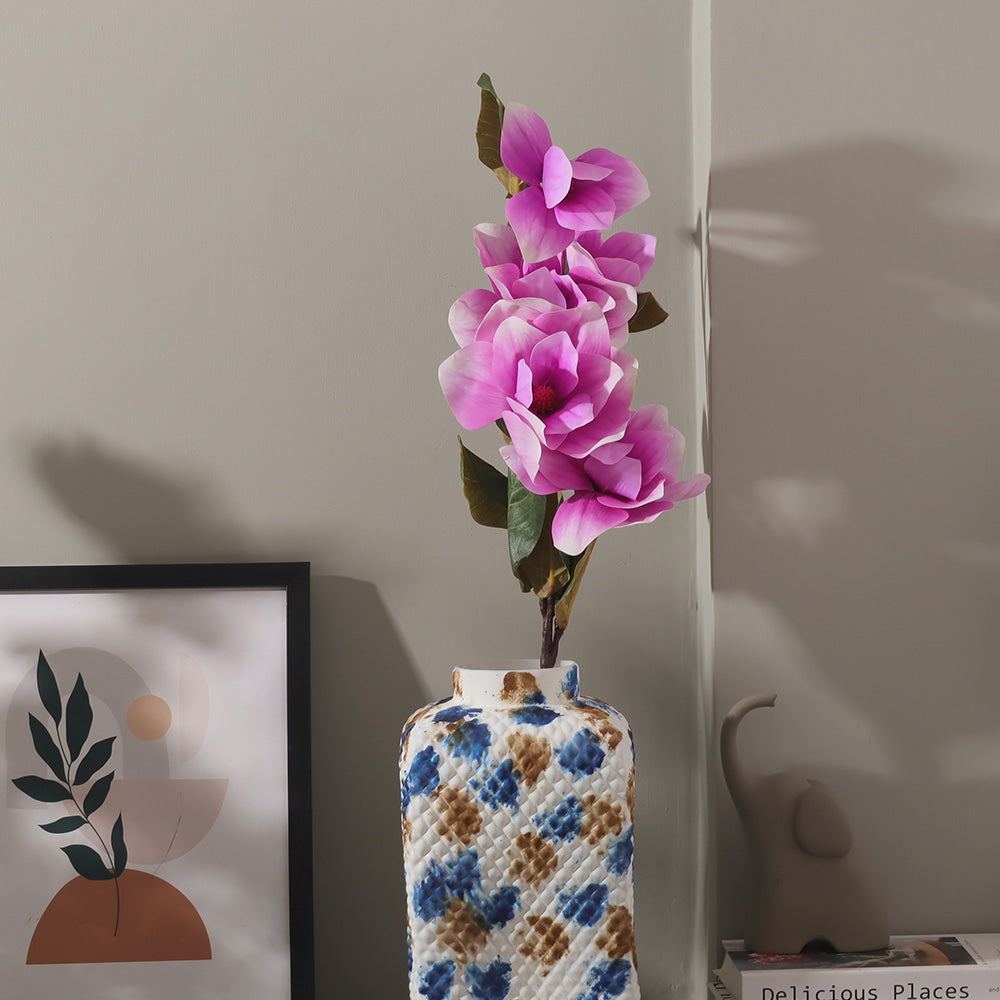 Sweetbay Magnolia Faux Stem - Purple