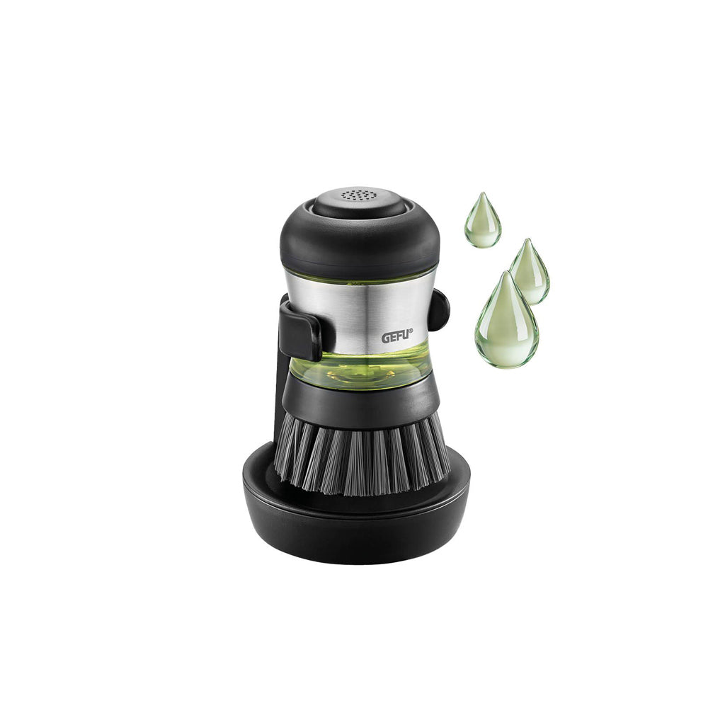 Swift Soap Dispensing Dish Brush with Drainer