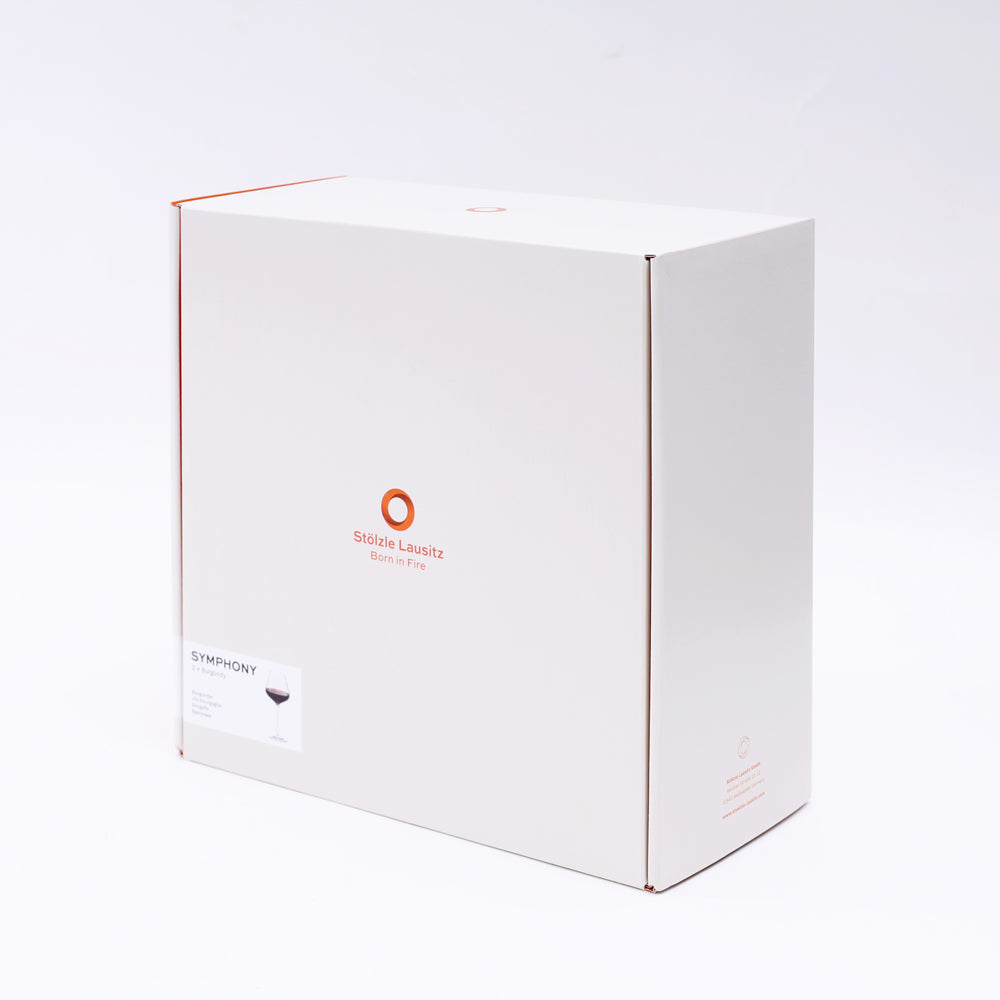 Symphony Burgundy Glasses 710ml, Set of 2