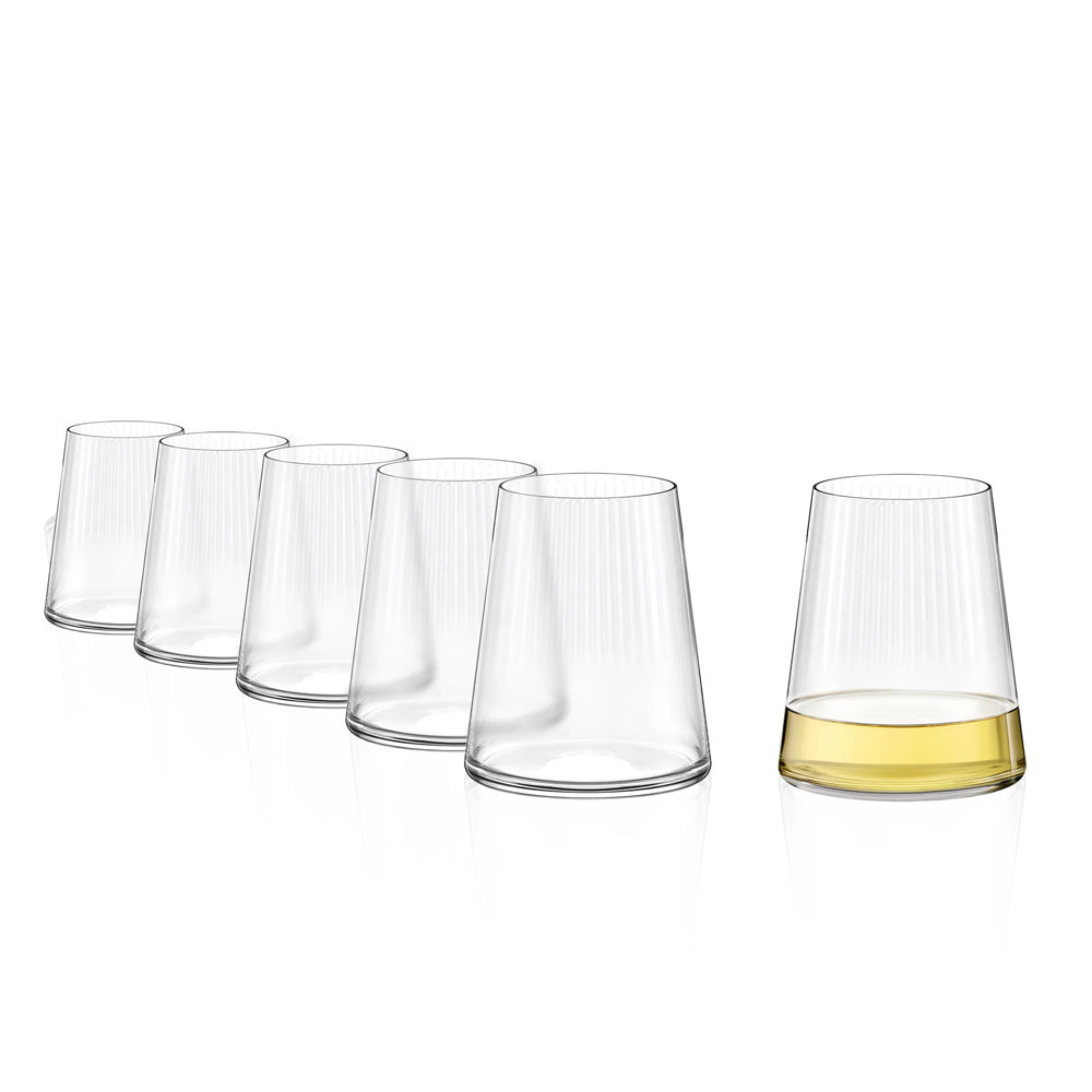 Symphony Stemless Wine Glasses 400ml, Set of 6