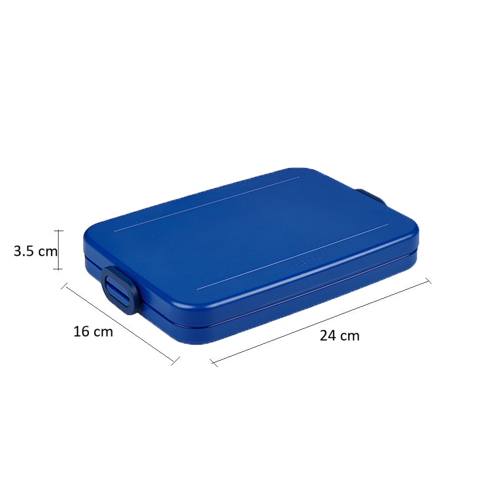 Take A Break Lunch Box Flat - Vivid Blue