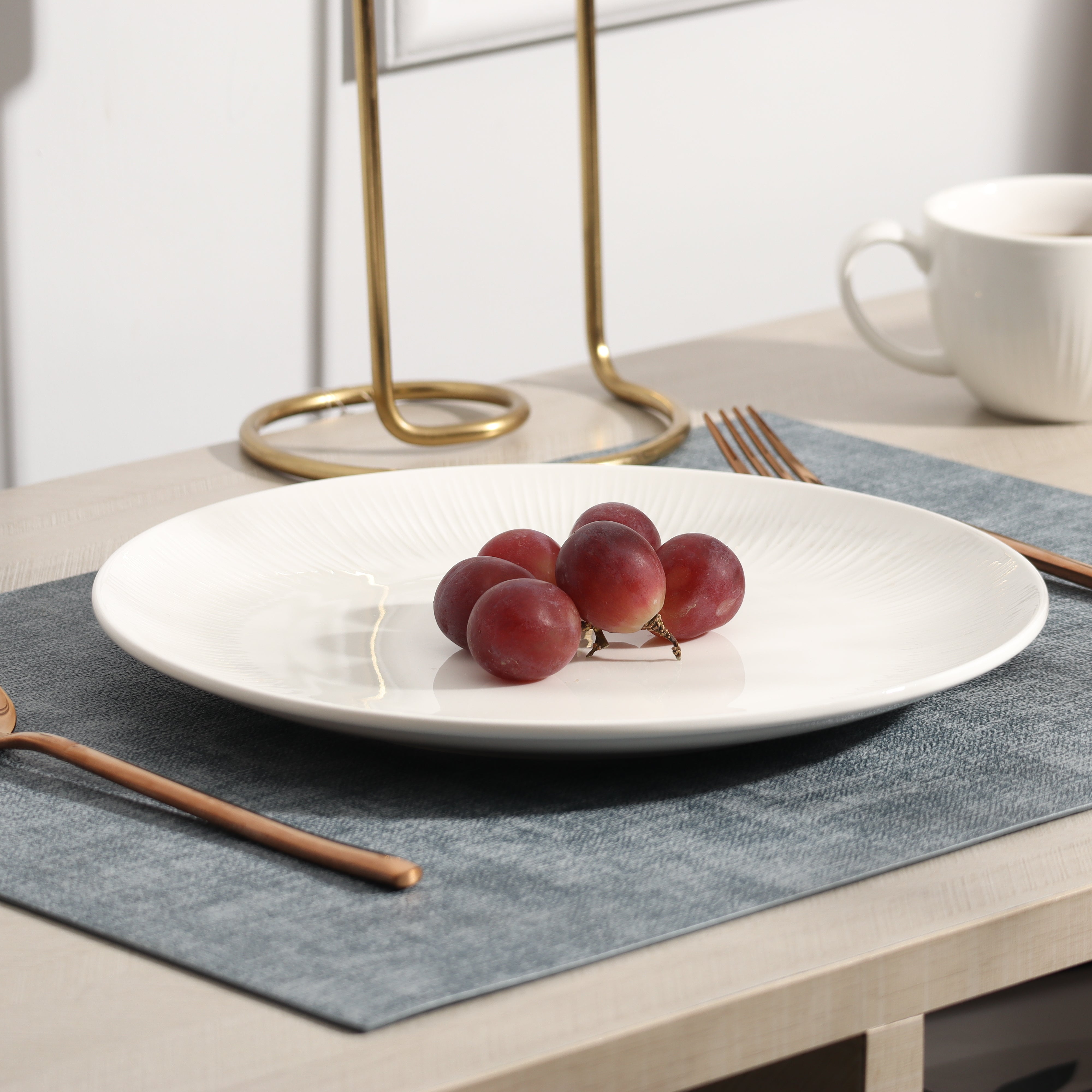 Talia Dinner Plate - Ivory