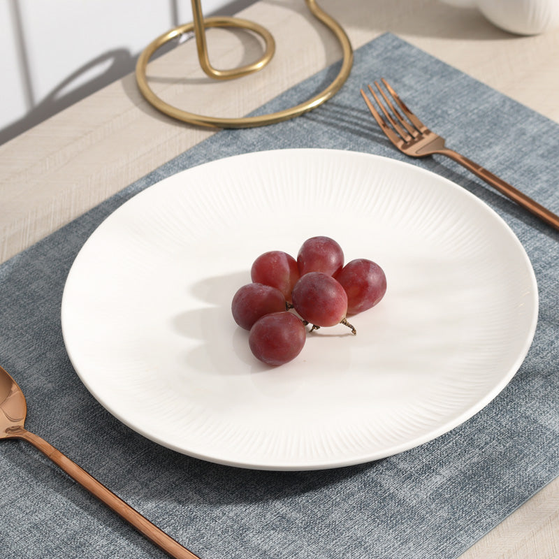 Talia Dinner Plate - Ivory
