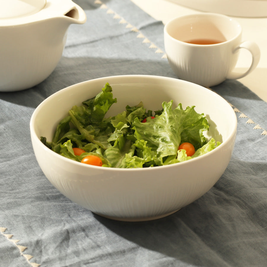 Talia Large Bowl - Ivory