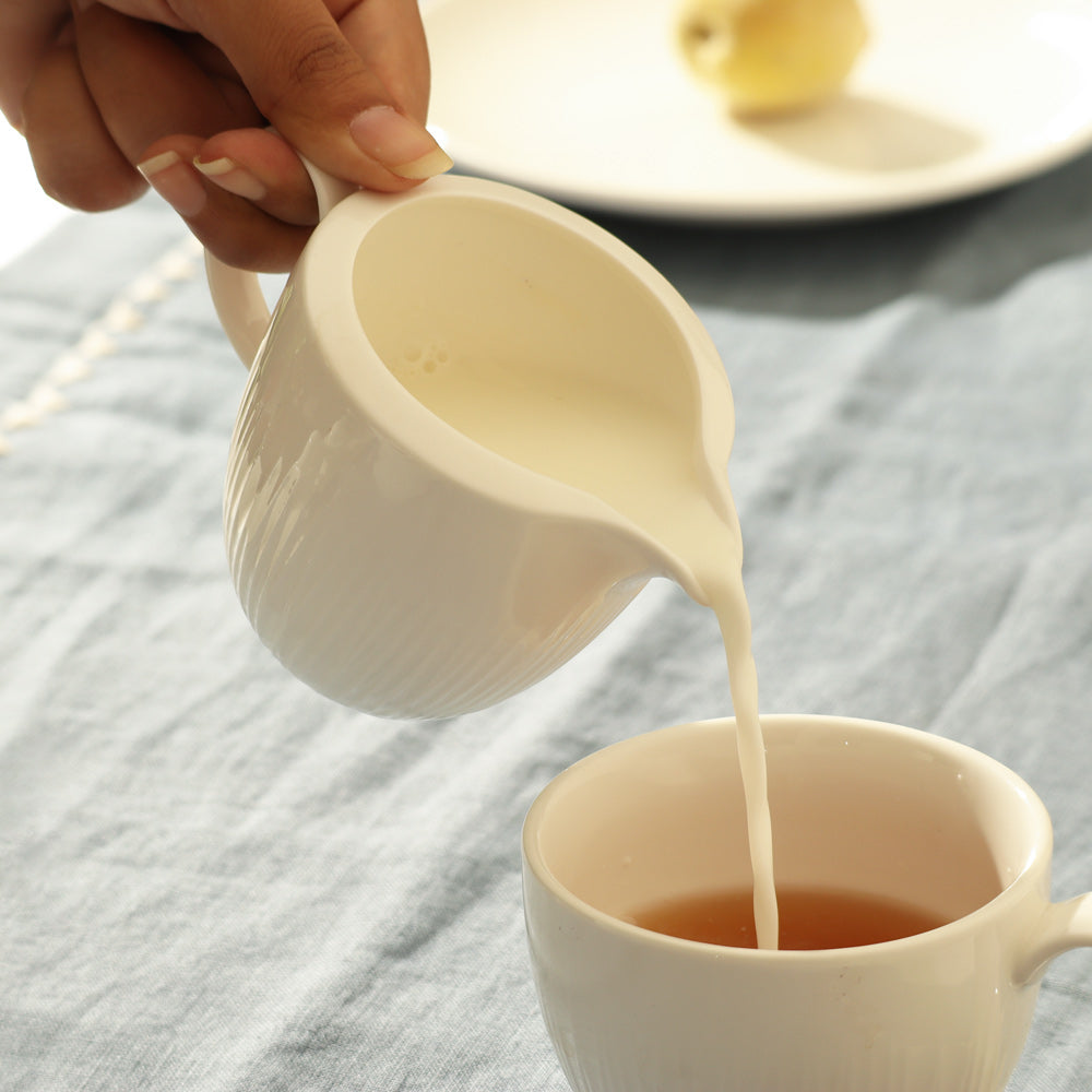 Talia Milk Jug - Ivory