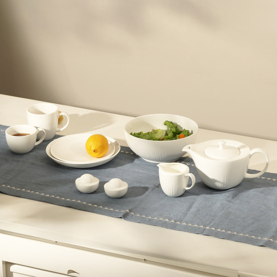 Talia Quarter Plate - Ivory
