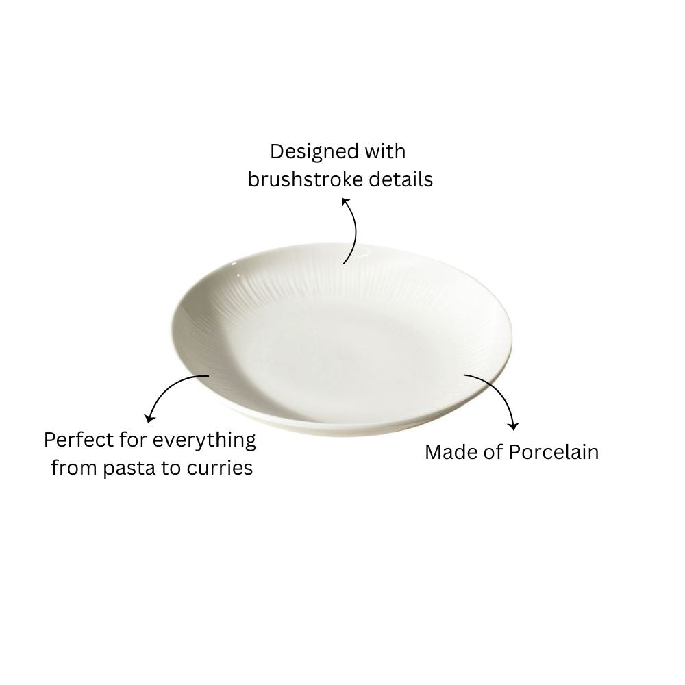 Talia Pasta Plate - Ivory