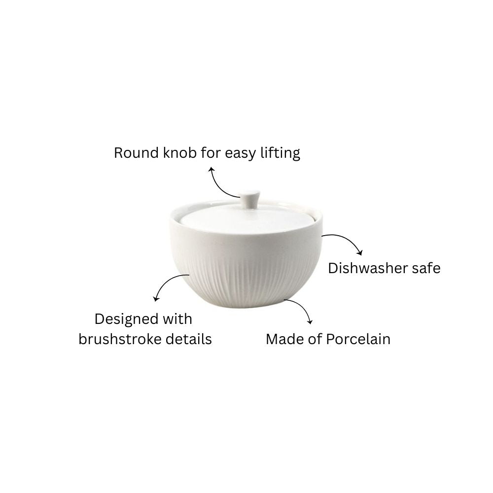 Talia Sugar Bowl - Ivory