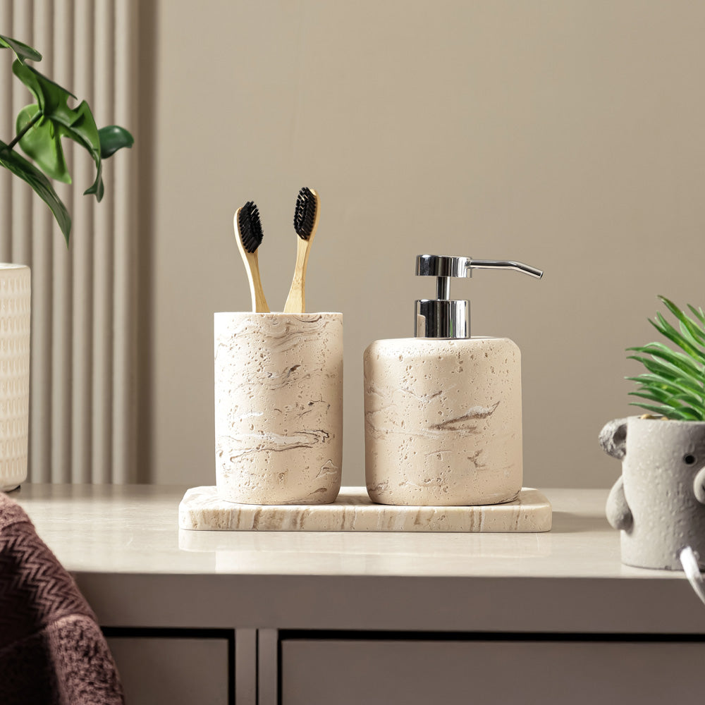Talon 3-piece Bathroom Set - Stone Blush