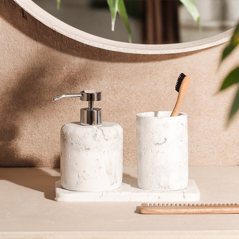 Talon 3-piece Bathroom Set - Stone White