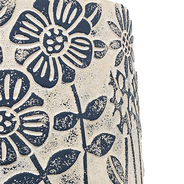 Tao Concrete Planters, Set of 2 - Blue Poppy