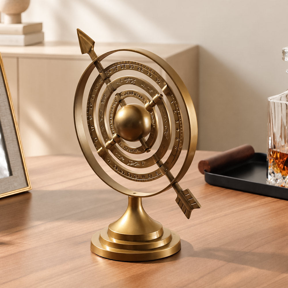 Target Arrow Sculpture - Gold