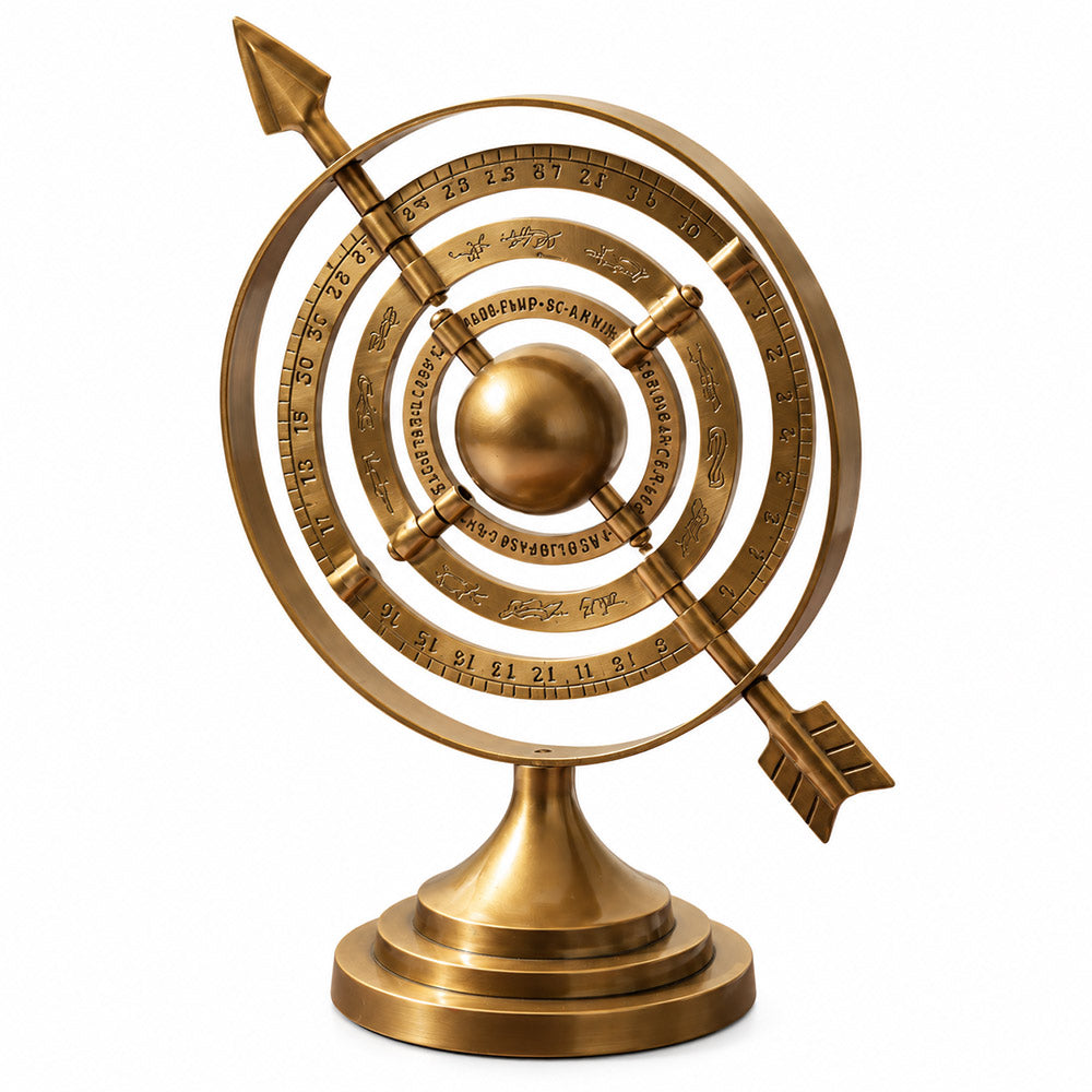 Target Arrow Sculpture - Gold