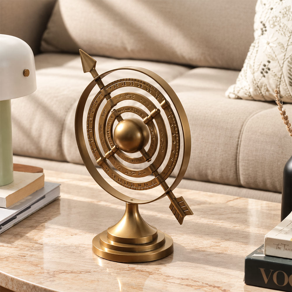 Target Arrow Sculpture - Gold