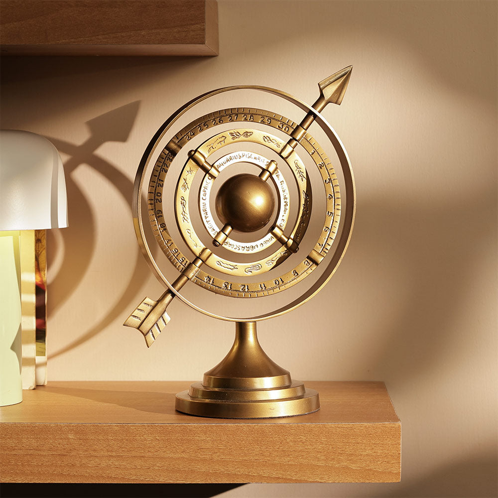 Target Arrow Sculpture - Gold