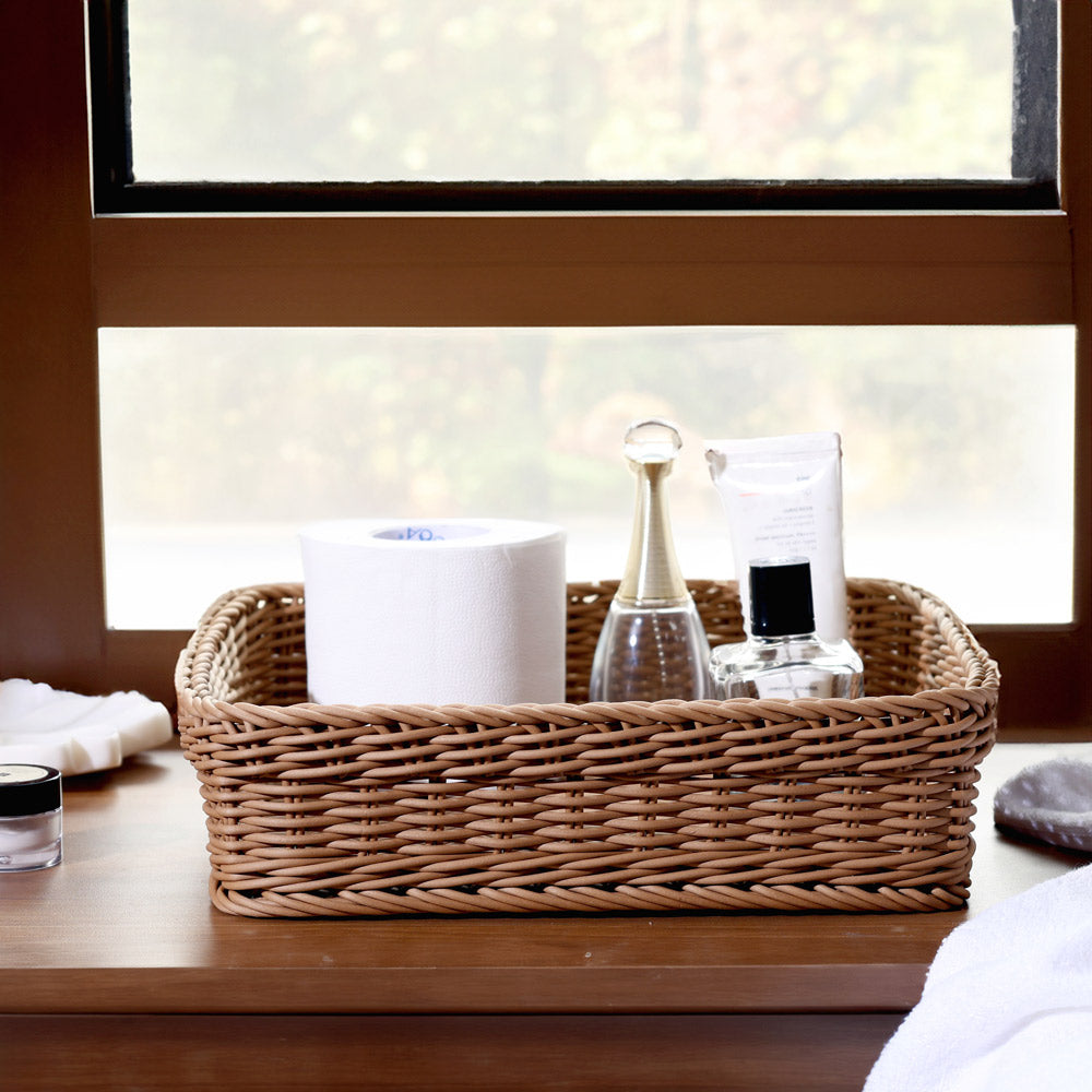 Tate Square Basket Medium - Khaki