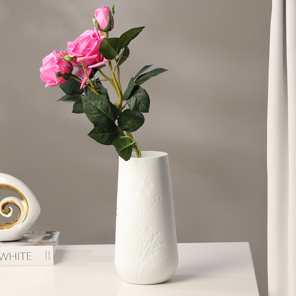 Tea Rose Faux Stem - Magenta