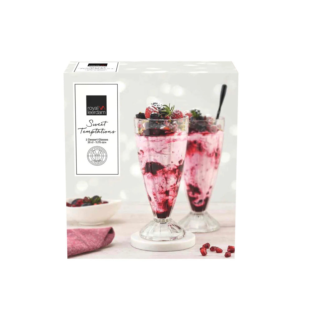 Temptations Dessert Glasses Tall 350ml, Set of 2