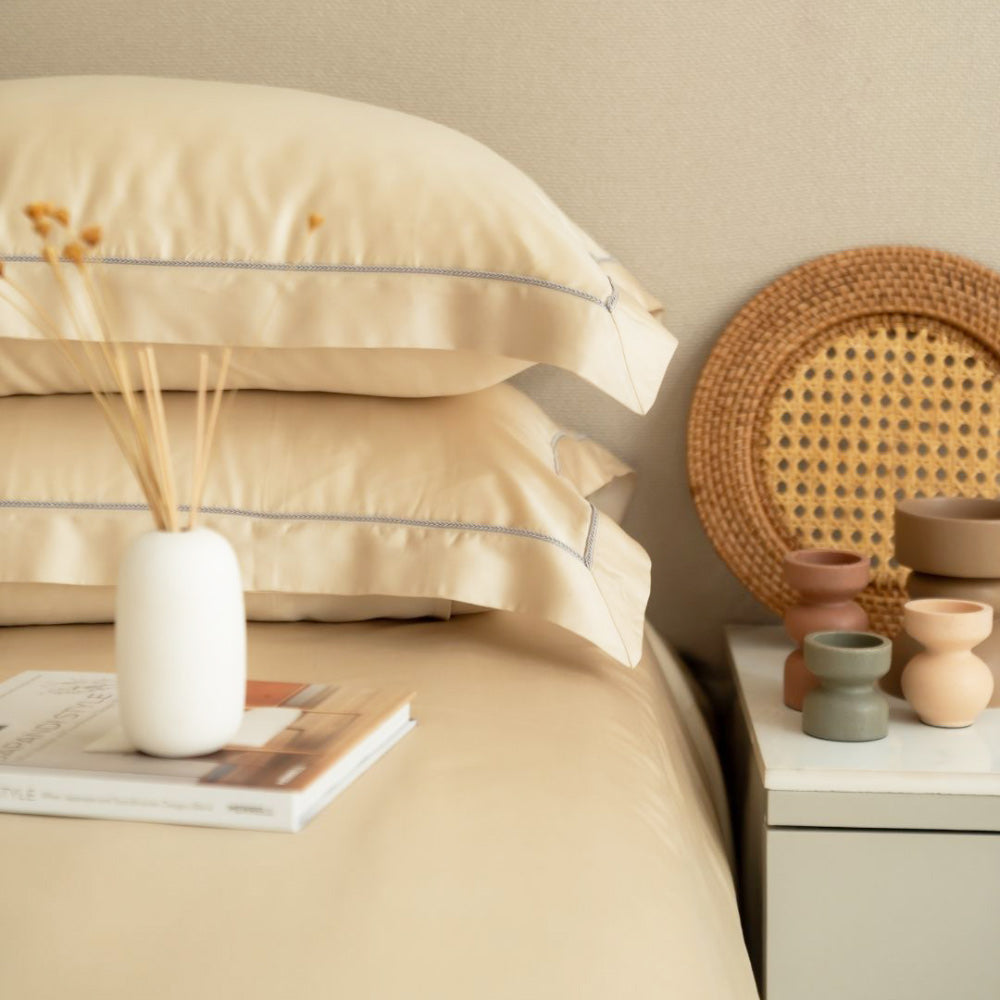 Tencel Bedsheet Set - Champagne