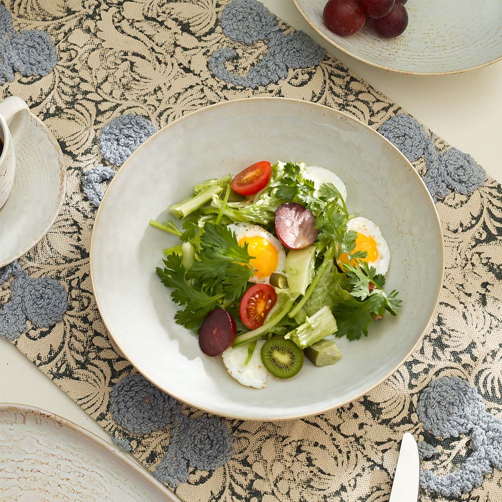Terra Serving Bowl - Blue Eye Gold