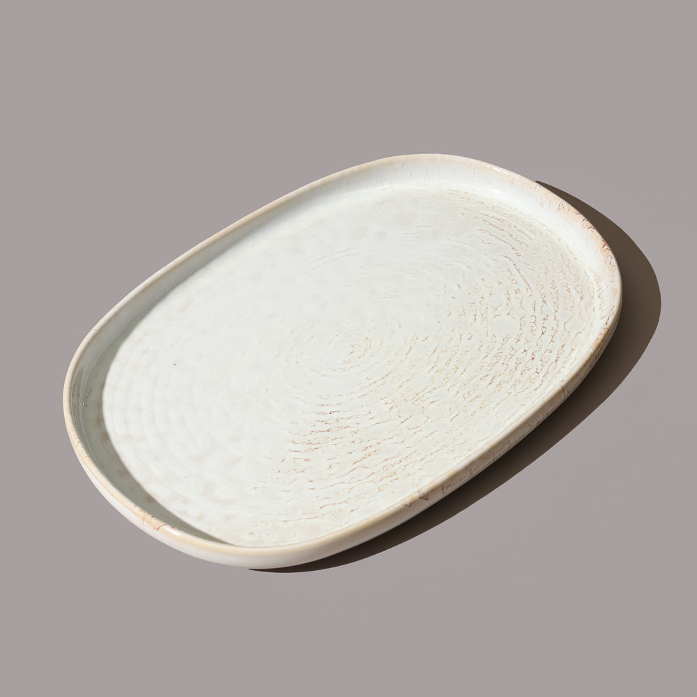 Terra Oval Platter - Blue Eye Gold