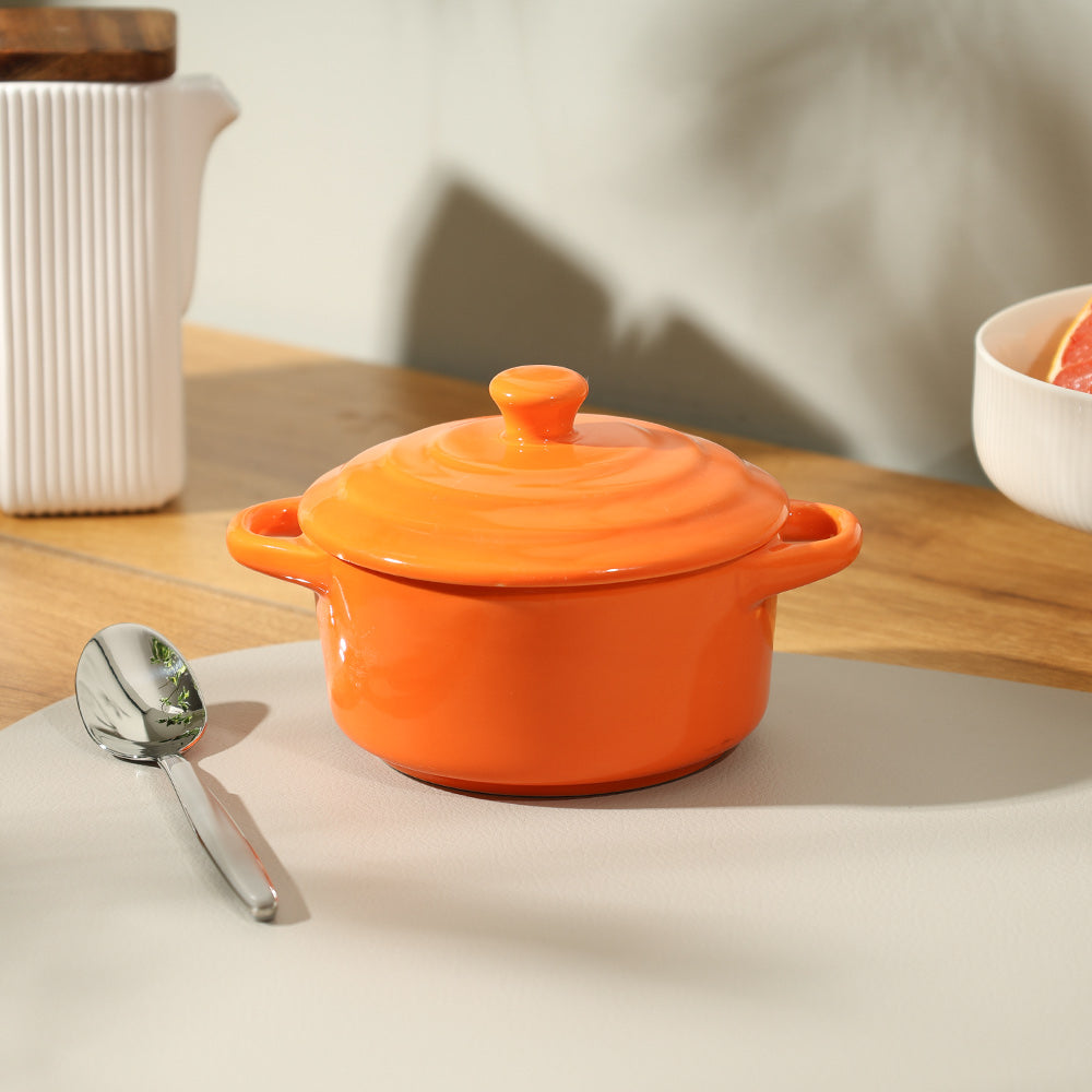 Therma Ceramic Serving Pot Small - Orange