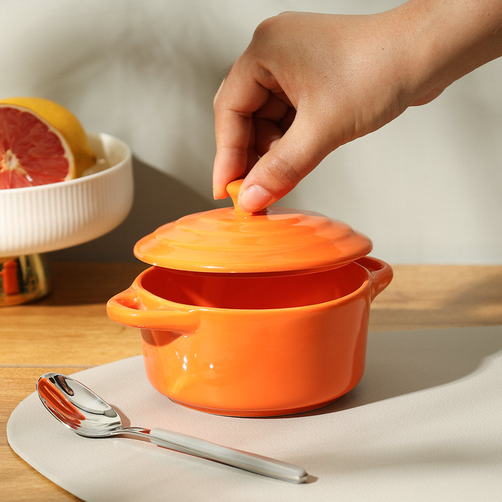 Therma Ceramic Serving Pot Small - Orange