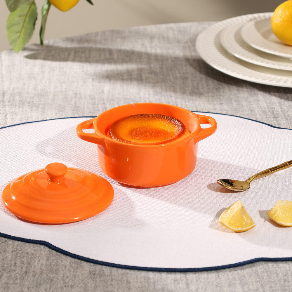 Therma Ceramic Serving Pot Small - Orange