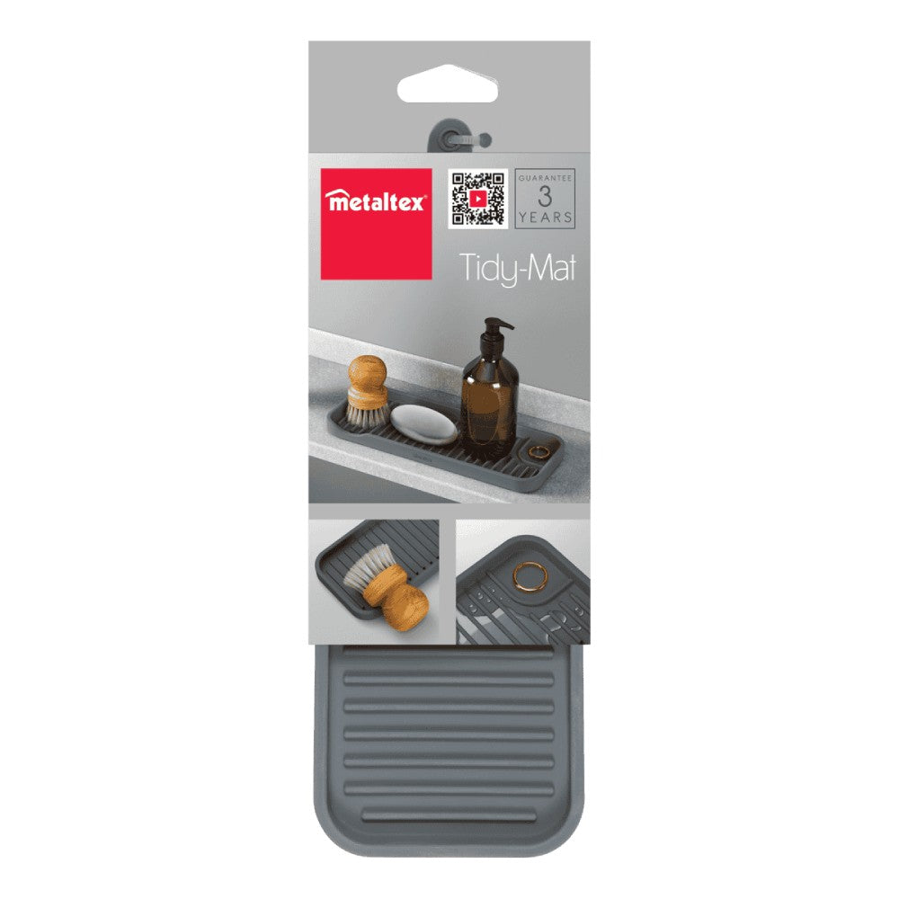 Tidy-Mat Sink Organizer - Grey