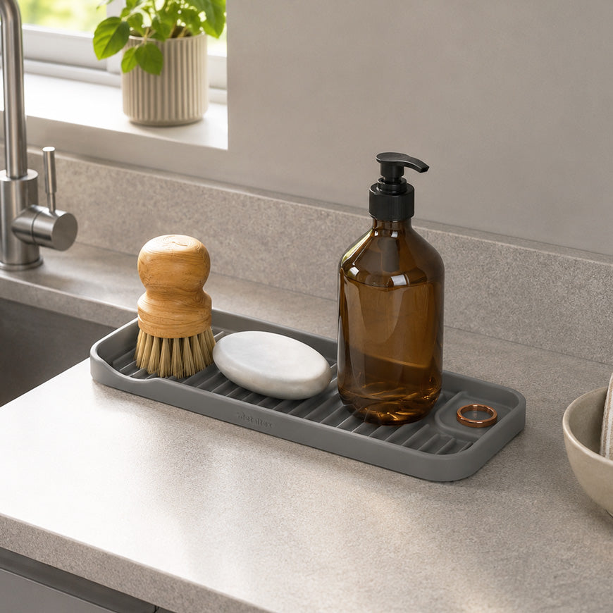 Tidy-Mat Sink Organizer - Grey