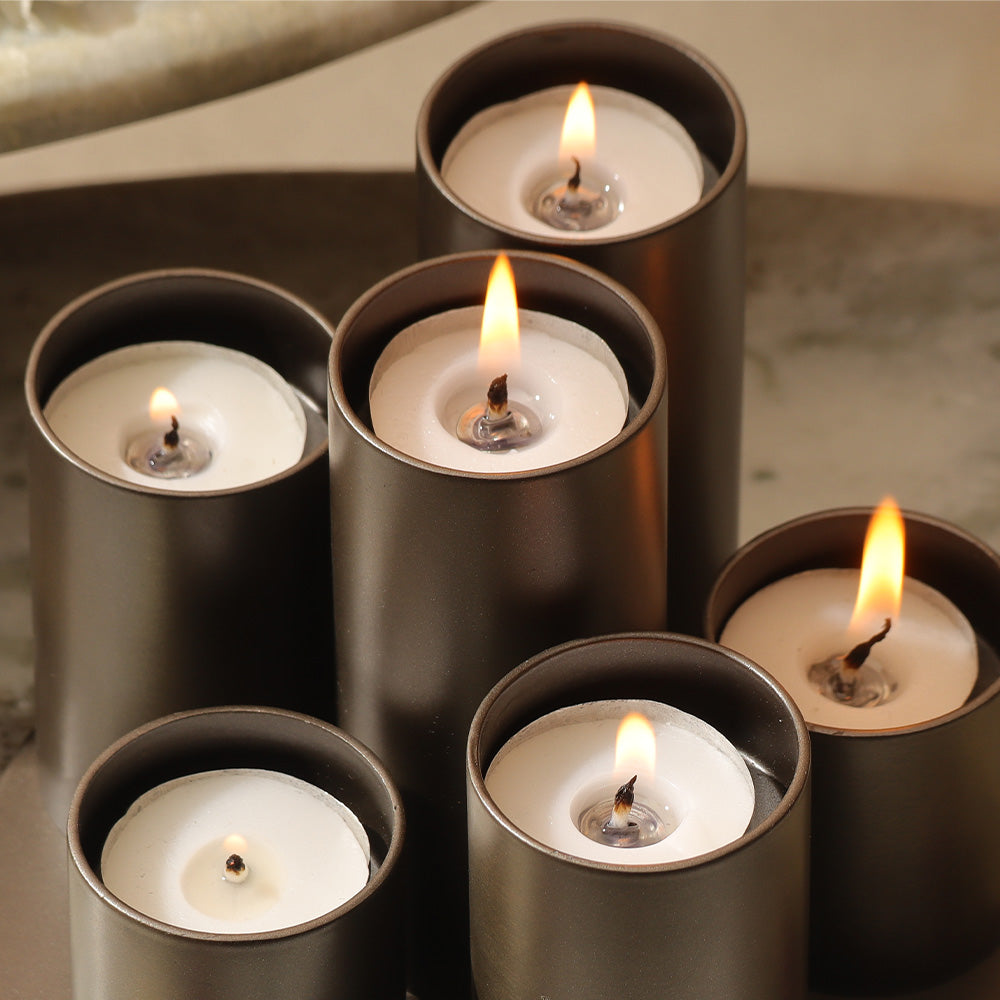 Tirol Iron Multi Tealight Holder - Pewter