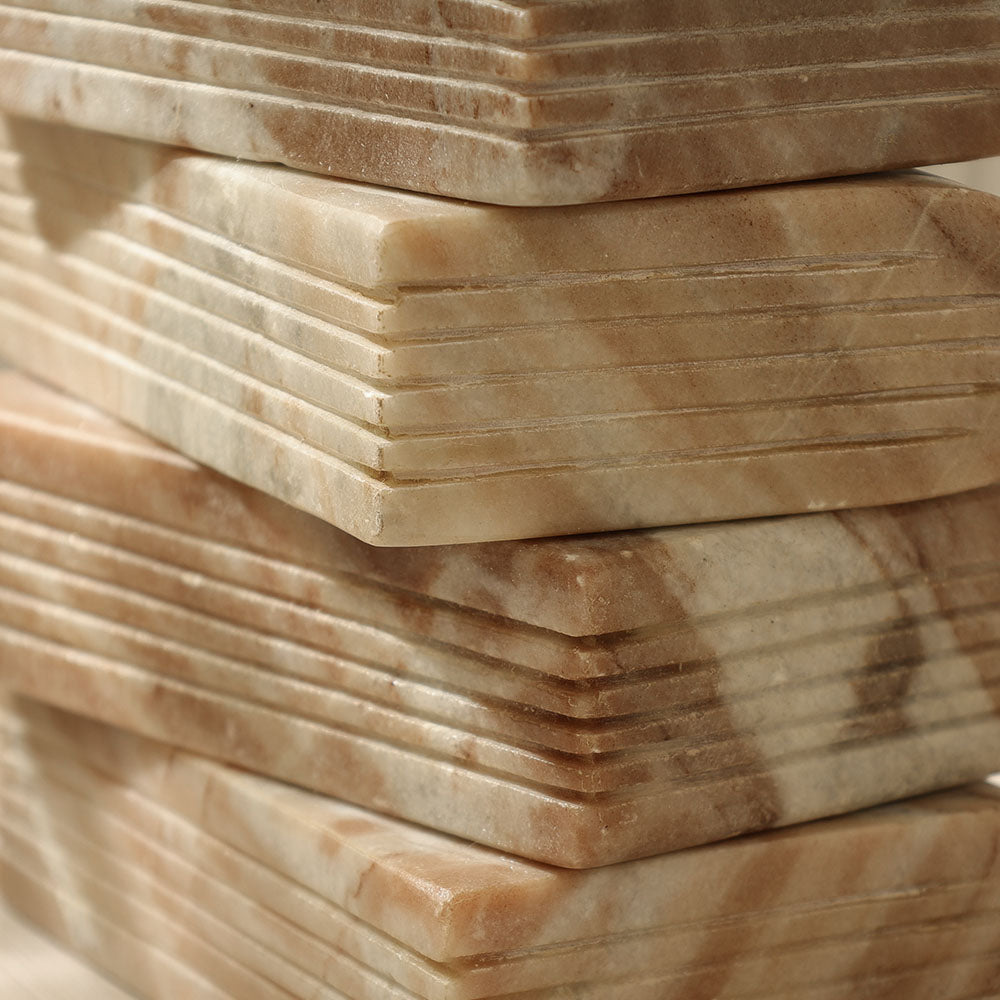 Tomes Marble Sculpture Medium - Earthy