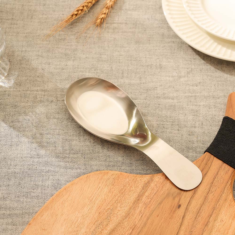 Torres Spoon Rest - Matte Silver
