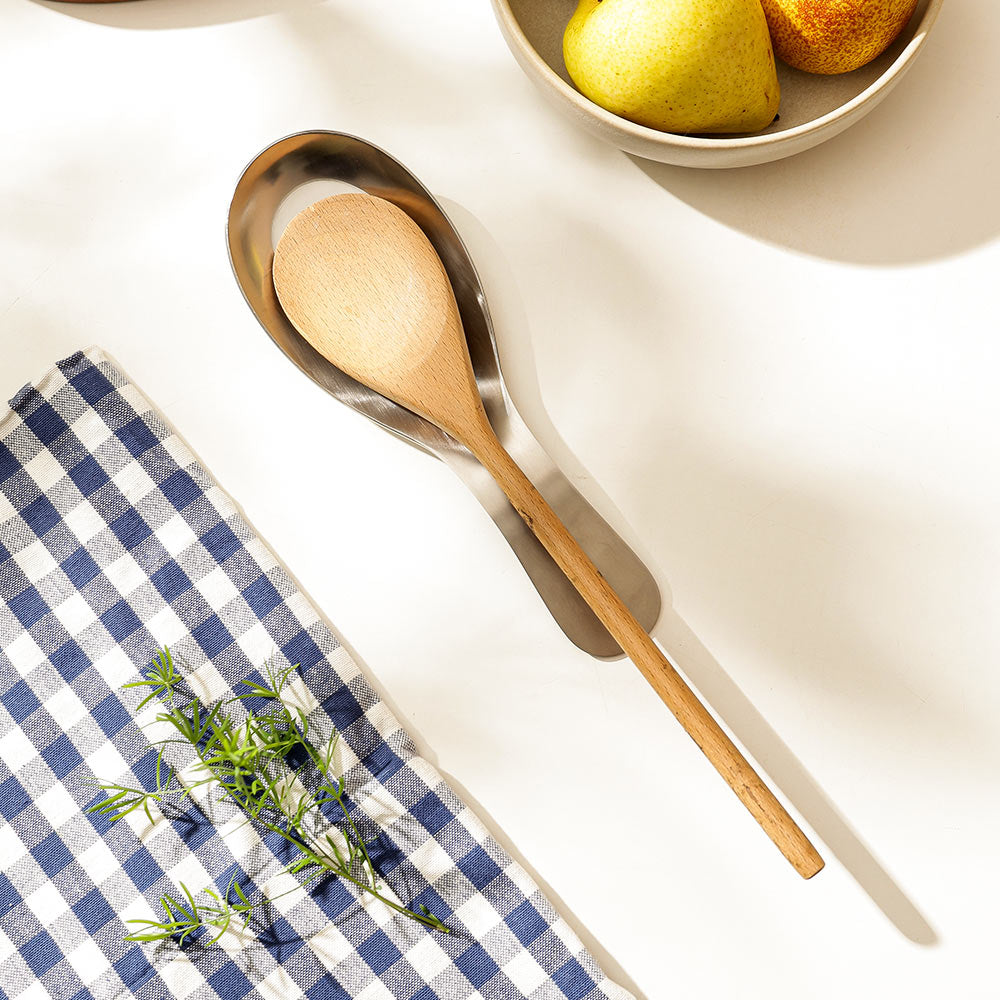 Torres Spoon Rest - Matte Silver