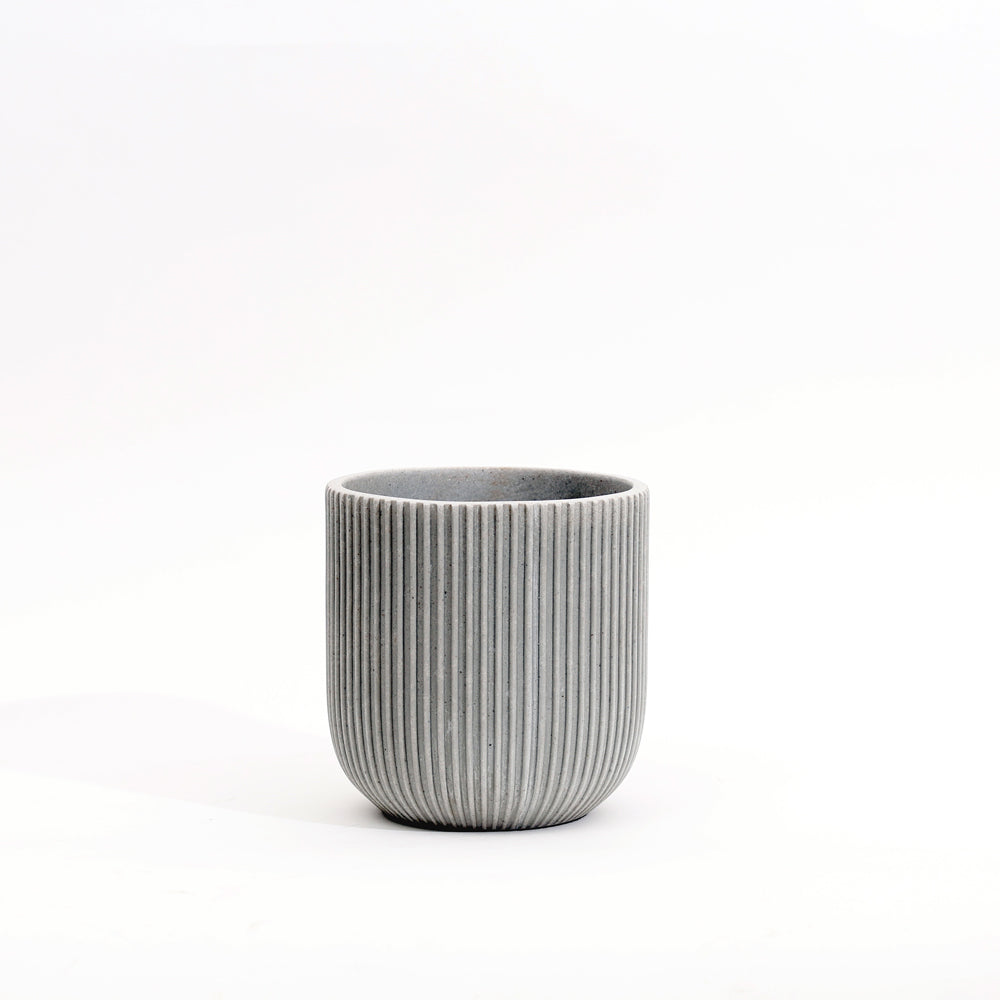 Toro Barrel Planter Small - Light Grey