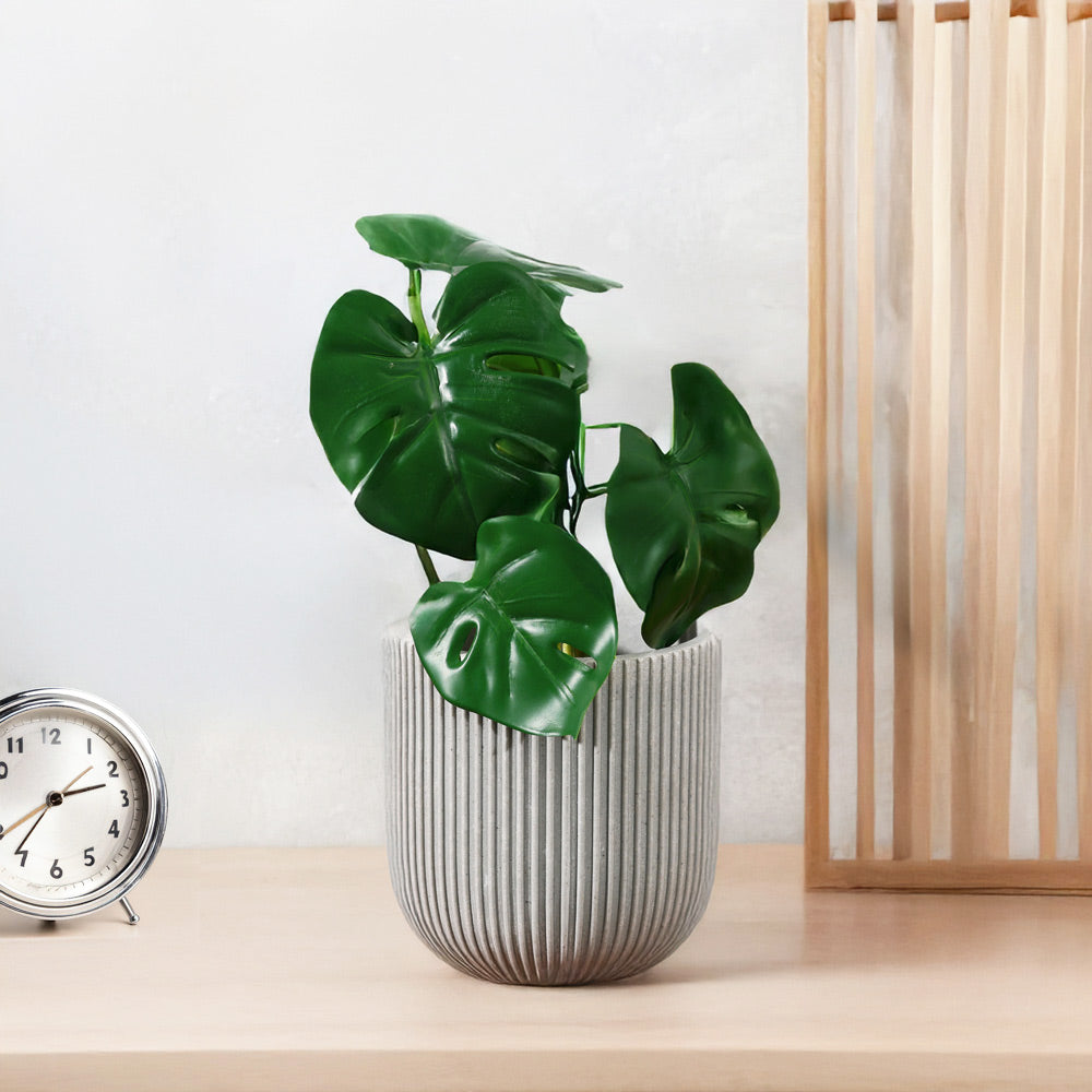 Toro Barrel Planter Small - Light Grey