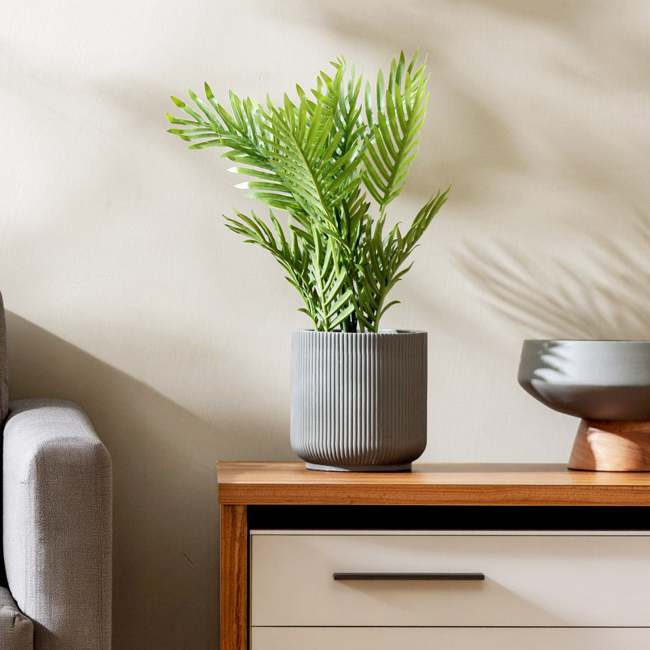 Toro Barrel Planter Small - Dark Grey