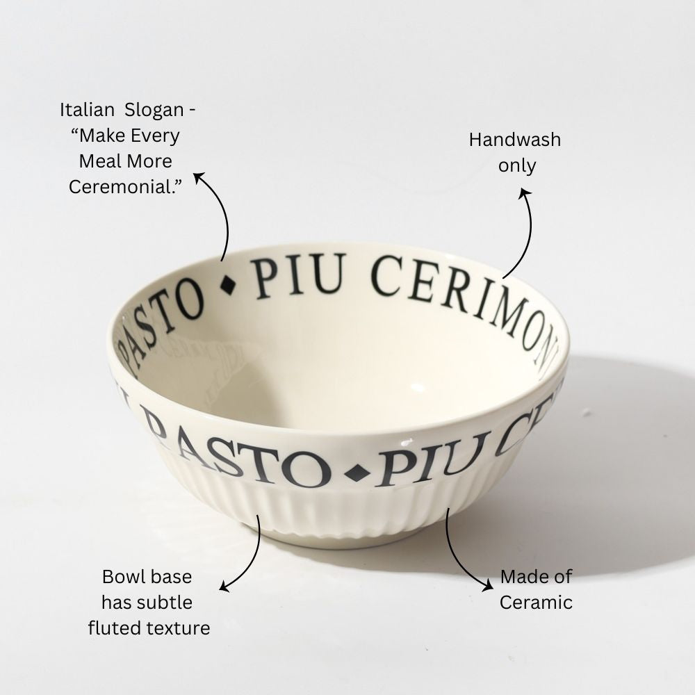 Tosca Serving Bowl - Cream