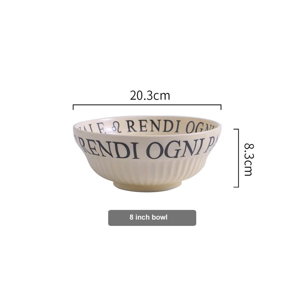 Tosca Serving Bowl - Cream