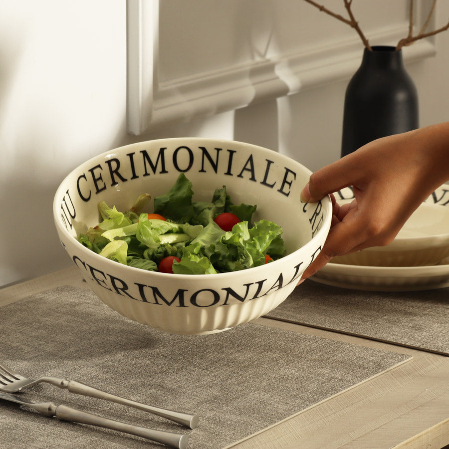 Tosca Serving Bowl - Cream