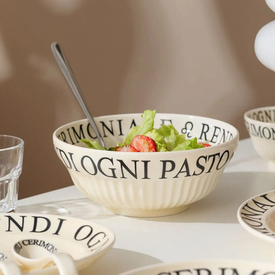 Tosca Serving Bowl - Cream