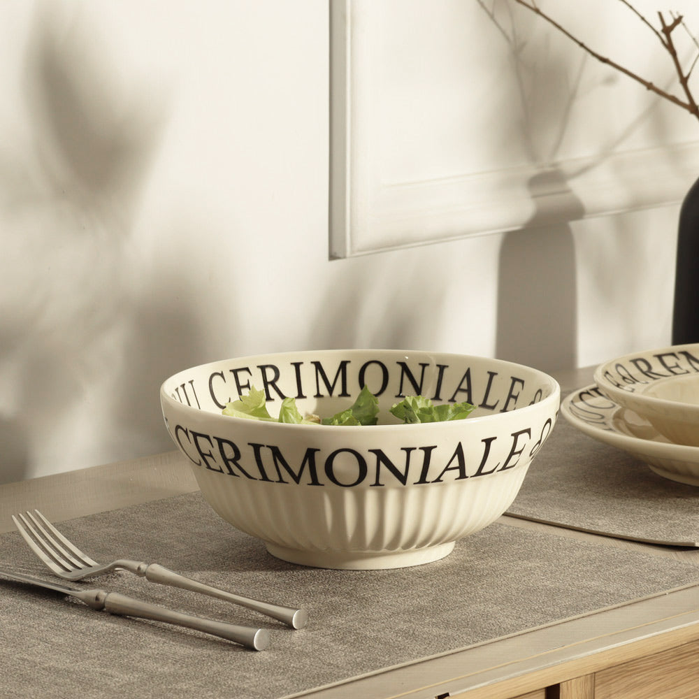 Tosca Serving Bowl - Cream