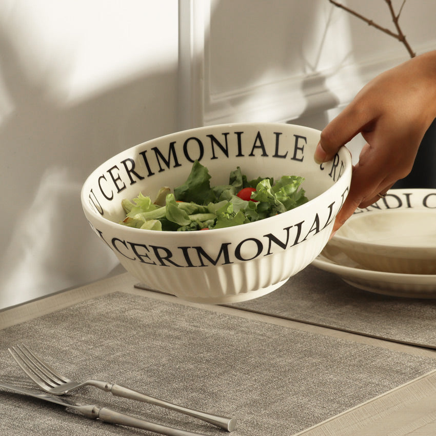 Tosca Serving Bowl - Cream