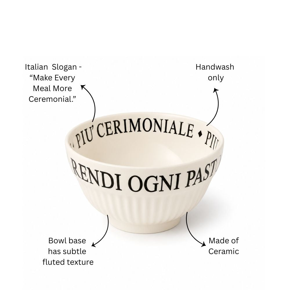 Tosca Small Bowl - Cream