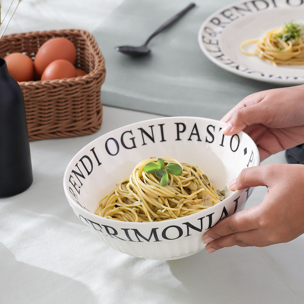 Tosca Serving Bowl - Cream