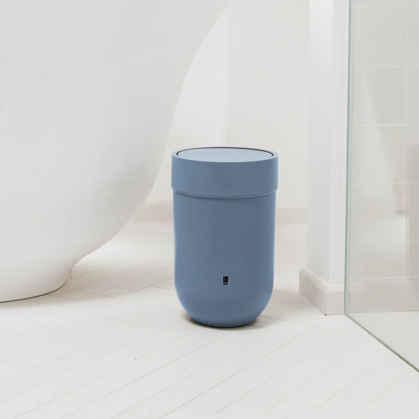 Touch Wastecan with Lid 6L - Blue