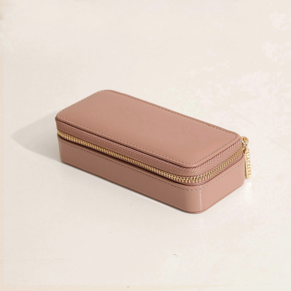 Travel Jewellery Pouch Medium - Rose Pink